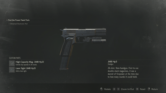 HJB Handgun Resident Evil 2 Weapons