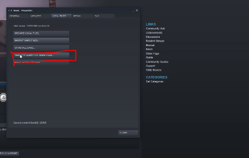 Steam Game Integrity