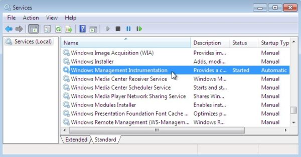 Windows Management Instrumentation Service