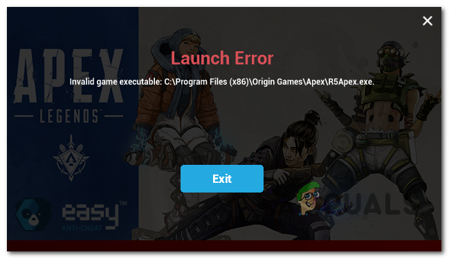 Invalid Game Executable in Apex Legends
