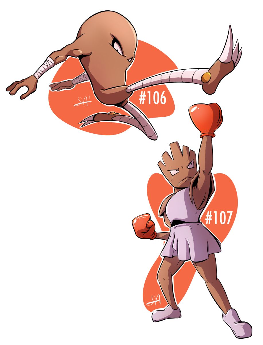 Hitmonchan and Hitmonlee are not based off of Jackie Chan and Bruce Le