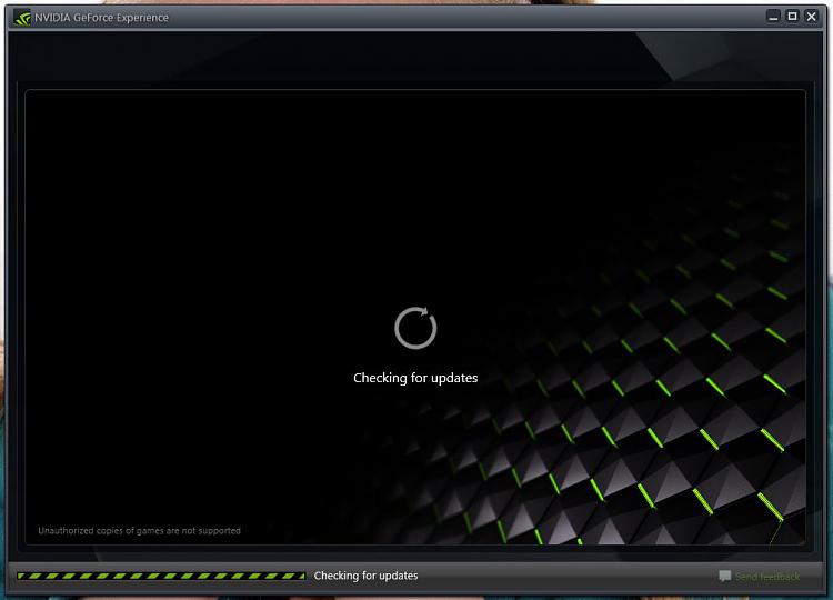 NVIDIA Geforce Experience application