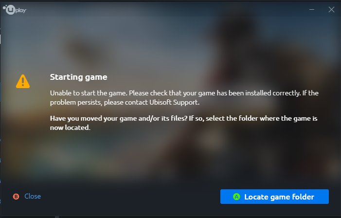 Uplay Won't Launch Issue