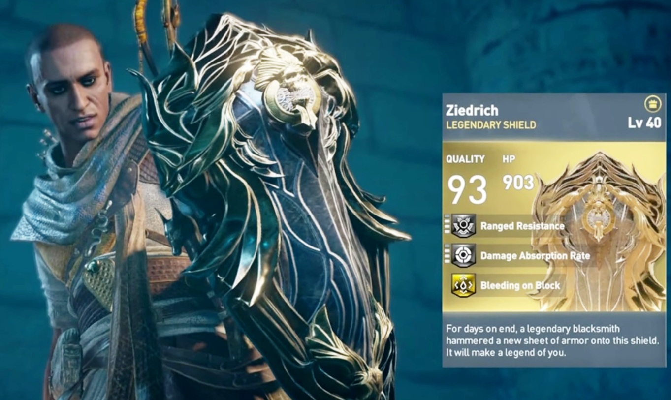 Ziedrich Shield and Ultimate Blade Regular Sword