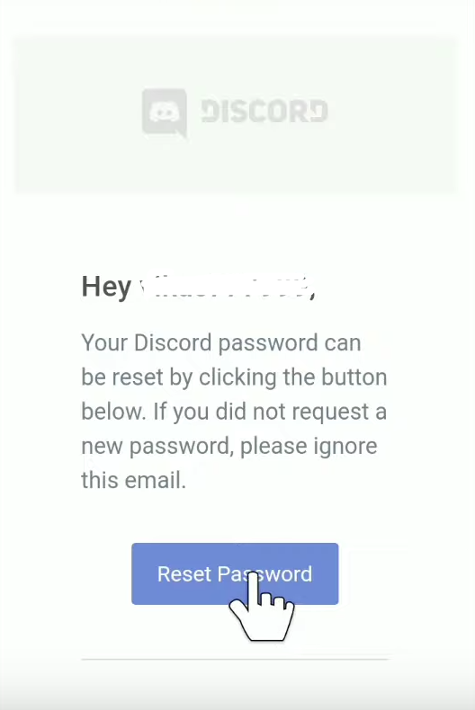 Discord Password Reset