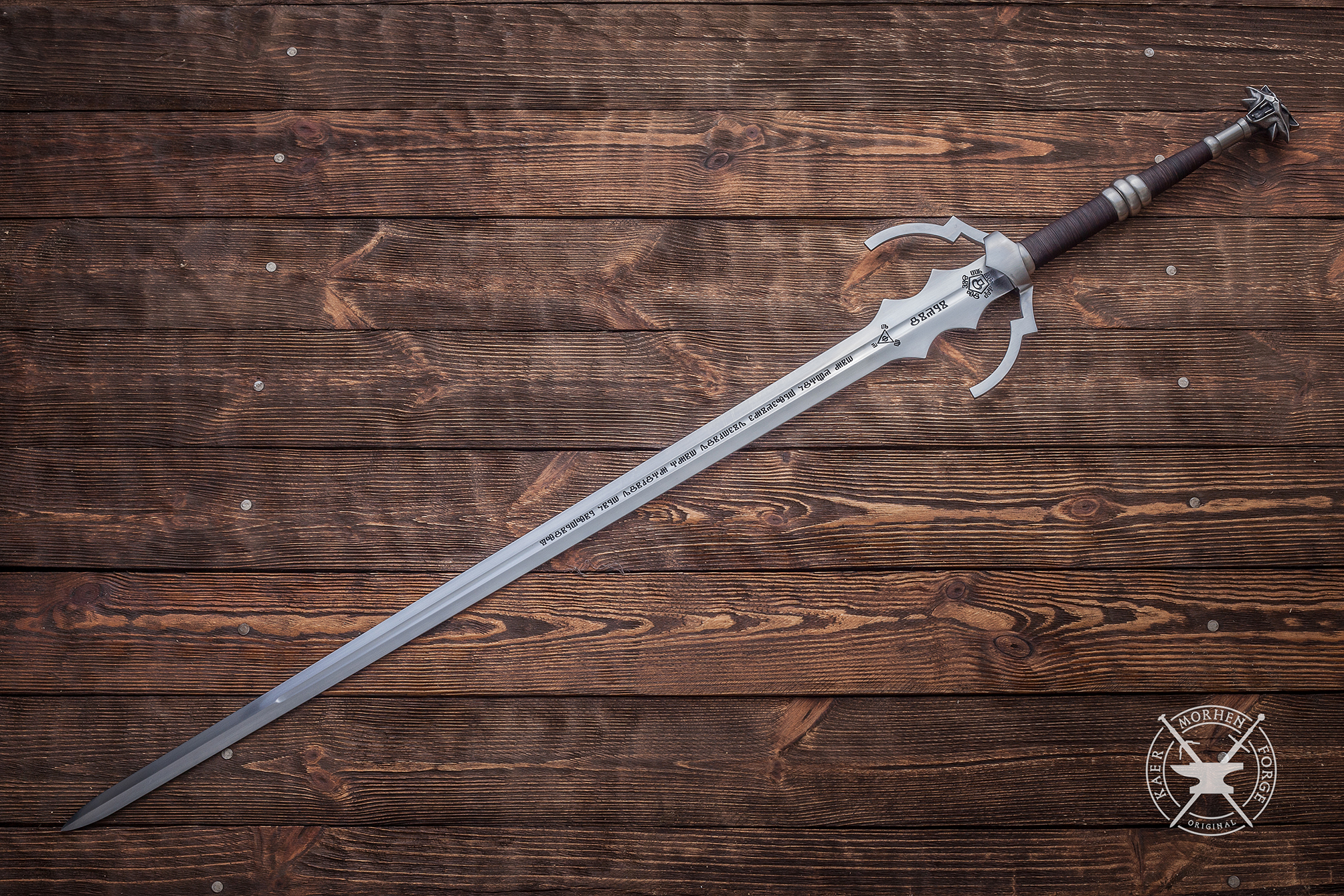 Mastercrafted Feline Silver Sword