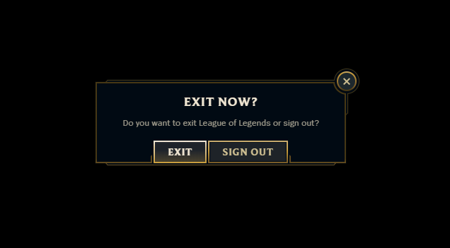 How to log out of League of Legends