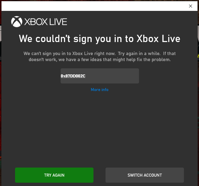 is xbox live down